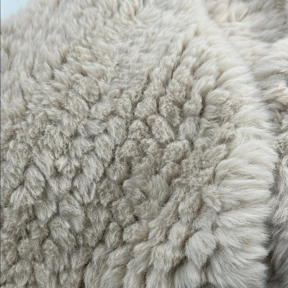 Miami Cream Faux Fur Vest